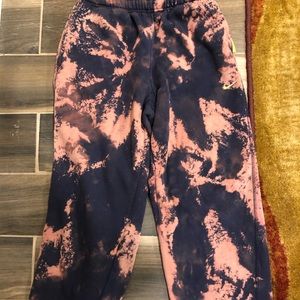 Custom Bleached Nike Sweatpants